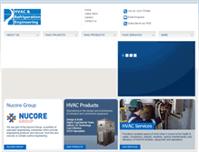 Tablet Screenshot of hvac-refrigeration.co.uk
